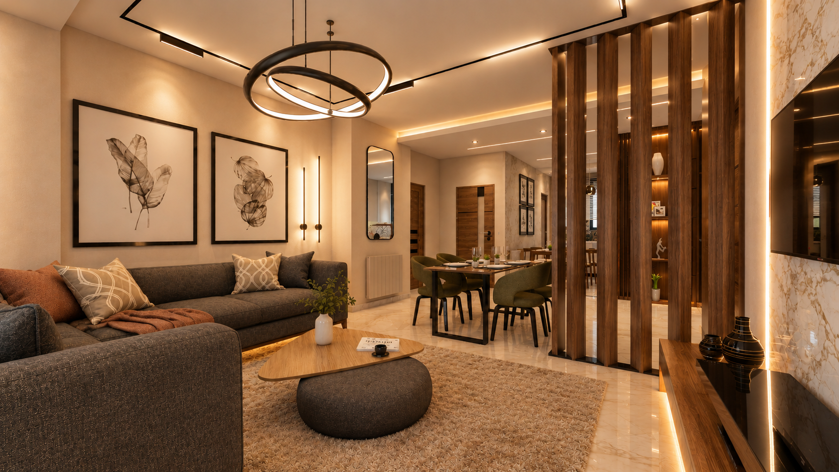 Three-Bedroom Apartment | 82.76 m² — Refined Finishes
