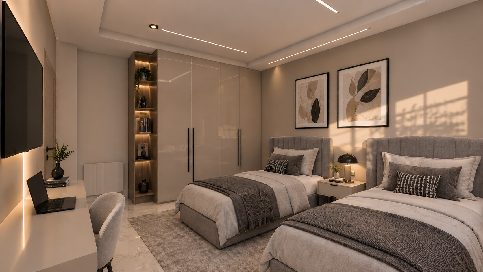 Three-Bedroom Apartment | 82.76 m² — Refined Finishes
